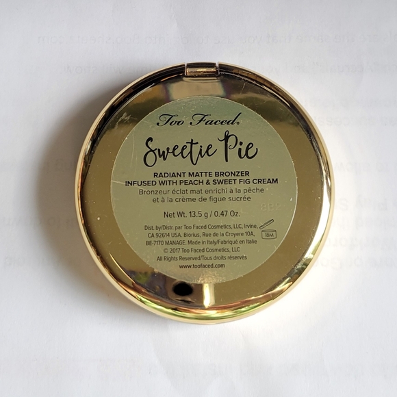 Too Faced Sweetie Pie HTF Radiant Matte Bronzer 13.5g - Picture 3 of 4